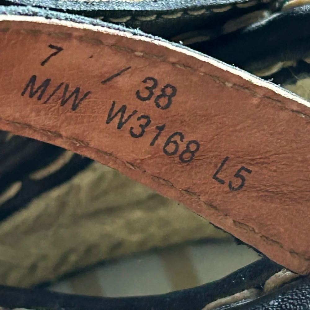 Born Dark Brown Leather Sandals